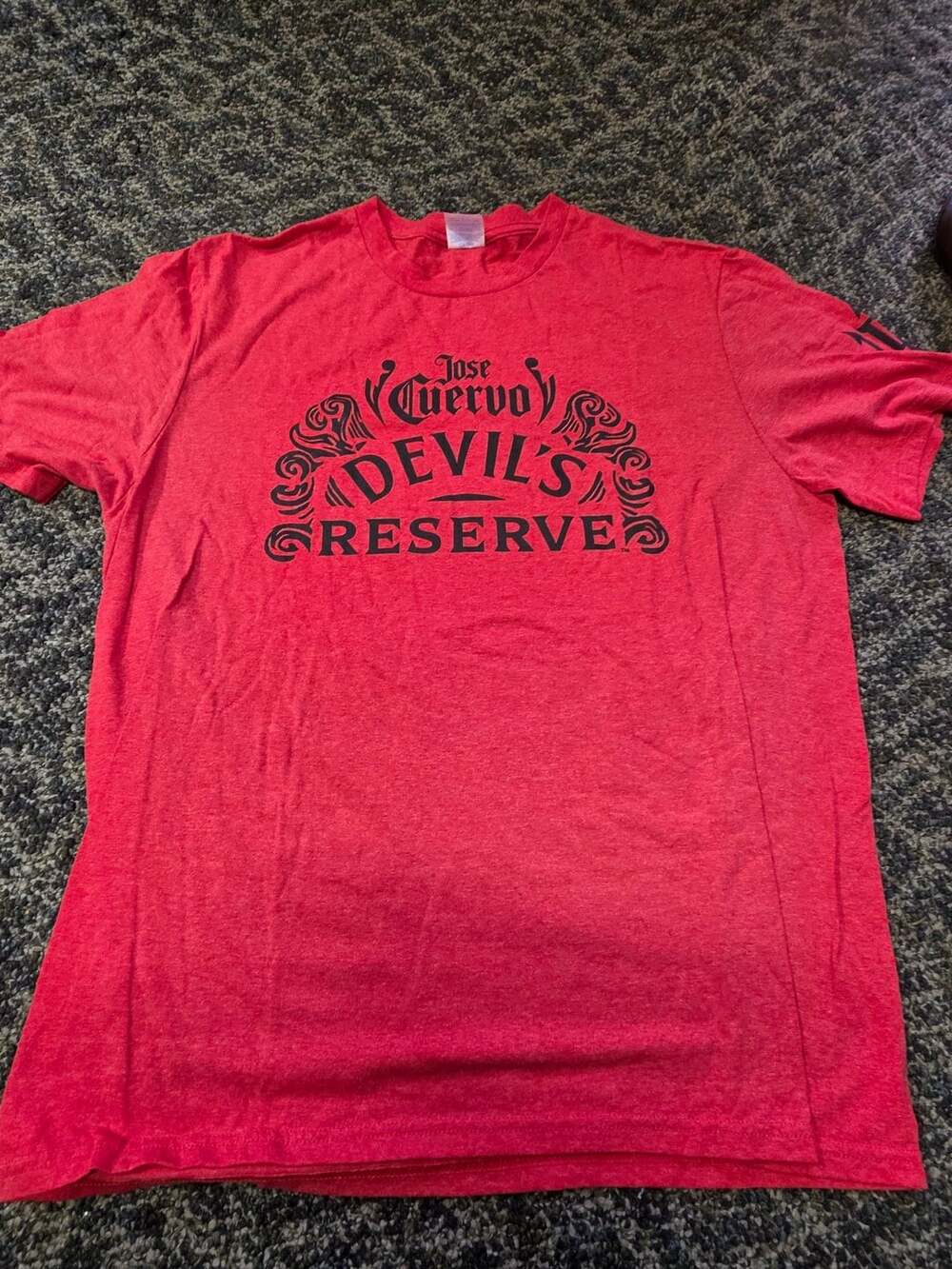 Port & Company Jose Cuervo Devil's Reserve T-Shirt Size L Red